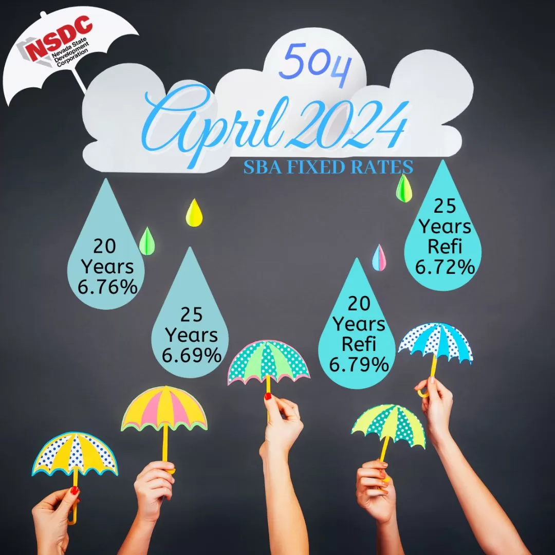 April 2024 SBA 504 Loan Rates