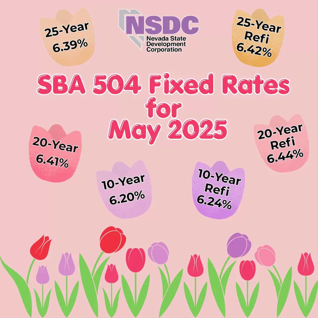 May 2025 SBA 504 Interest Rates May 2025 SBA 504 Interest Rates