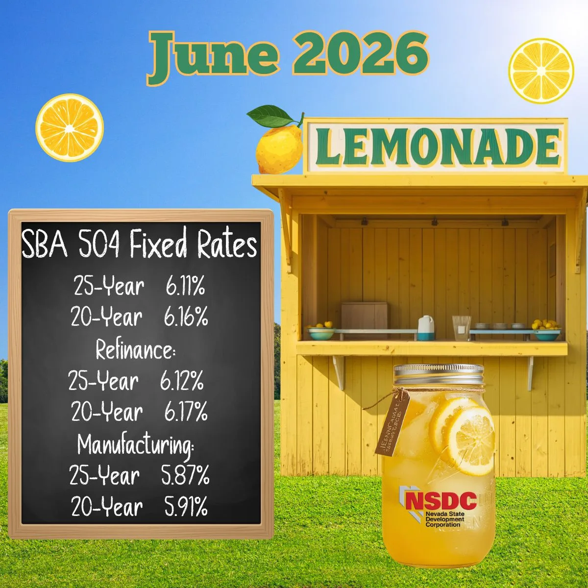 SBA June 2026 Rates December 2025 SBA 504 Rates - NSDC